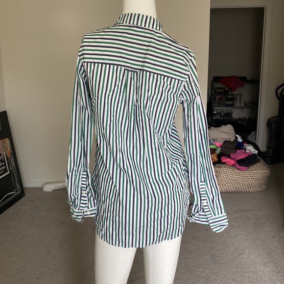 J. CREW SHIRT TOP BLOUSE SIZE 00 NWOT - Picture 4 of 6
